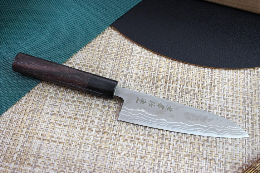 Japani Kanetsune Sininen teräs 13.5cm Japanilainen yleispuukko