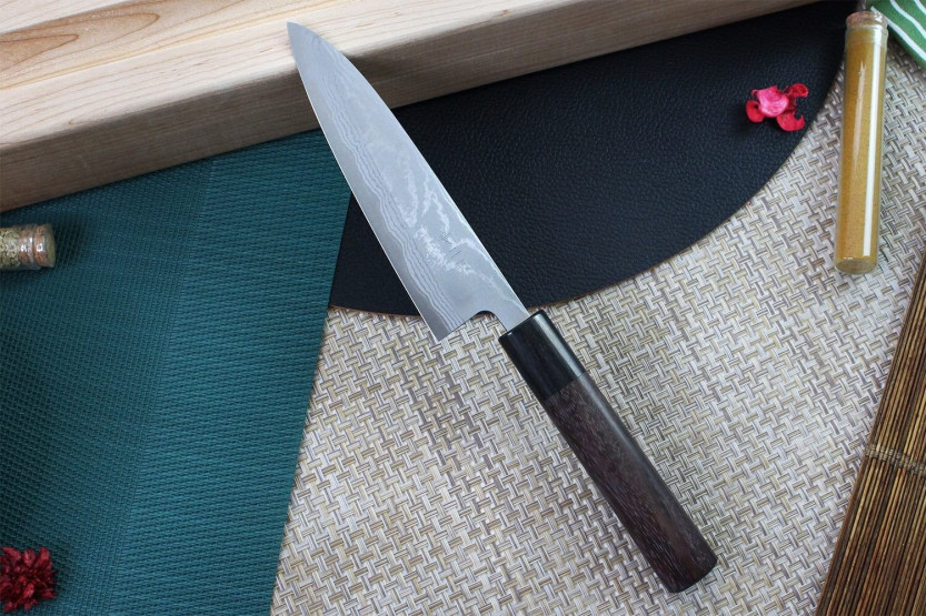 Japani Kanetsune Sininen teräs 13.5cm Japanilainen yleispuukko