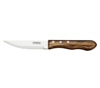12 Tramontina Jumbo pihviveitsen sarja, 13cm terä, ruskea kahva 2