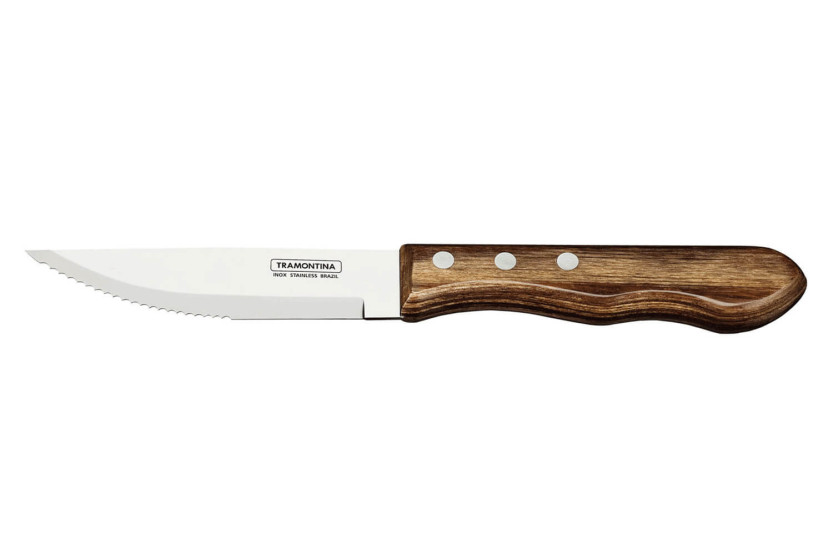 12-teiliges Steakmesserset Tramontina Jumbo Klinge 13cm Griff braun