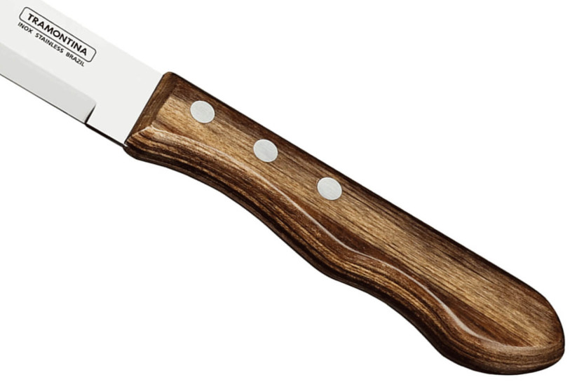 12-teiliges Steakmesserset Tramontina Jumbo Klinge 13cm Griff braun