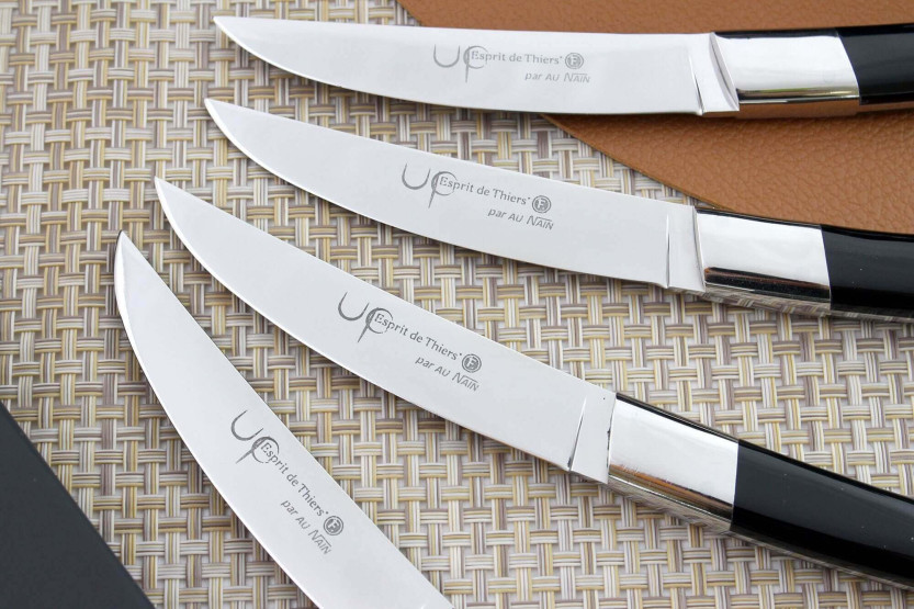 AU NAIN UP juego de mesa 6 cuchillos para carne 11cm