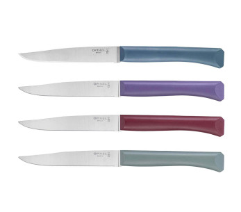 Set van 4 Opinel Bon Appétit+ Glam 11cm roestvrijstalen messen