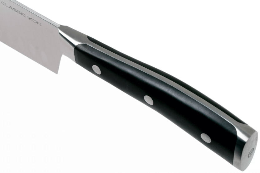 Classic Ikon Wüsthof forged nakiri knife 17cm with granton edgeblade