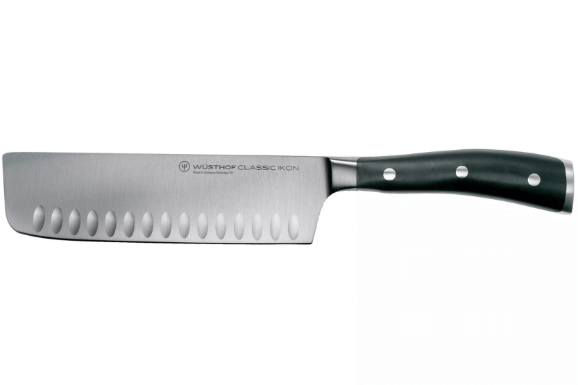 Classic Ikon Wüsthof forged nakiri knife 17cm with granton edgeblade
