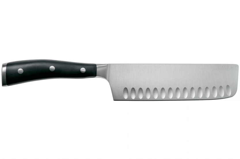Classic Ikon Wüsthof forged nakiri knife 17cm with granton edgeblade