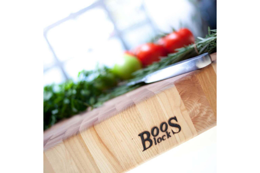 Tábua de cortar em madeira de ácer Boos Blocks Gourmet 38x38x7,5cm