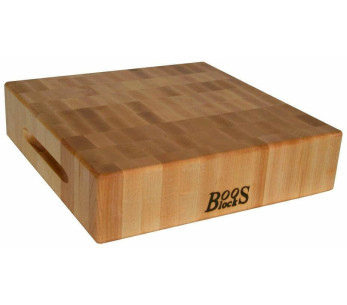 Boos Blocks Gourmet vaahterapuun paksu leikkuulauta 38x38x7.5cm