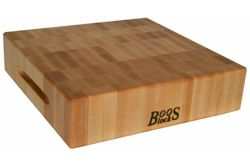 Tábua de cortar em madeira de ácer Boos Blocks Gourmet 38x38x7,5cm