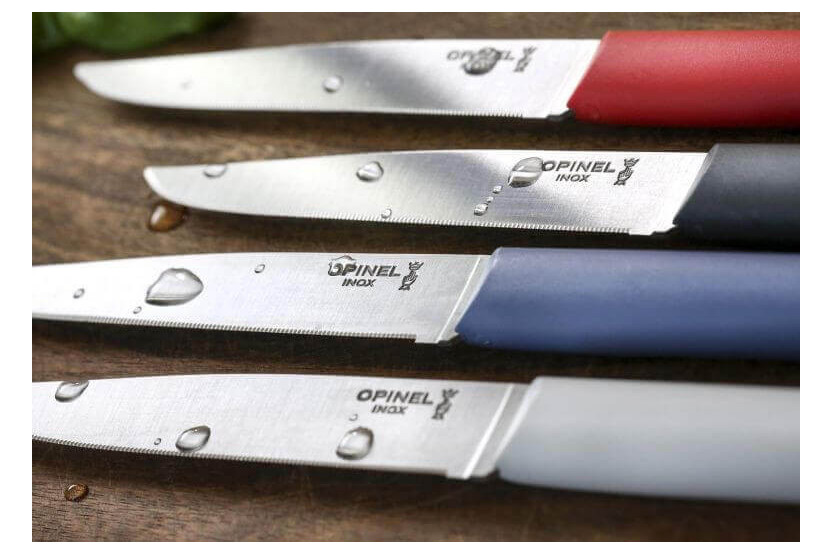 Sæt med 4 Opinel Bon Appétit+ Primo 11 cm knive i rustfrit stål