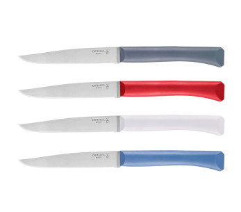 4 kpl Opinel Bon Appétit+ Primo 11cm ruostumattomasta teräksestä valmistettu veitsisarja