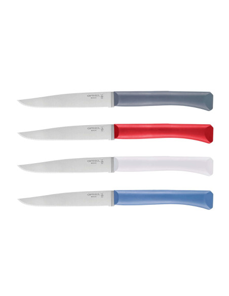 Sæt med 4 Opinel Bon Appétit+ Primo 11 cm knive i rustfrit stål