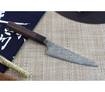 Masakage Kumo 15cm 63-capa damasco honesuki cuchillo japonés hecho a mano 2