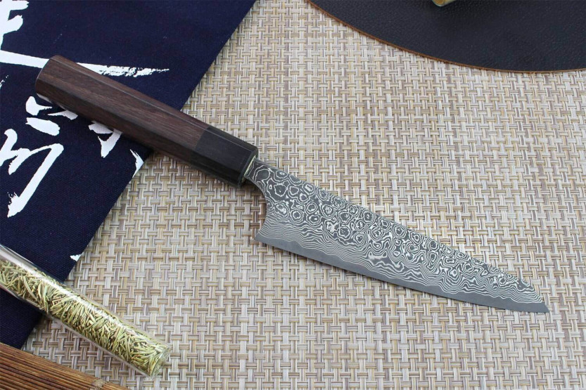 Masakage Kumo 15cm 63-kerroksinen damascus japanilainen honesuki käsintehty veitsi
