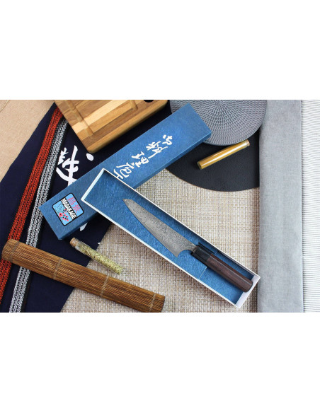 Masakage Kumo 15cm 63-layer damascus japanese honesuki handmade knife