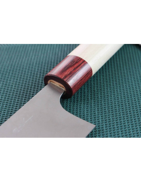 Cuchillo santoku japonés Cuchillo santoku Masakage Kiri 16.5cm 49 capas damasco