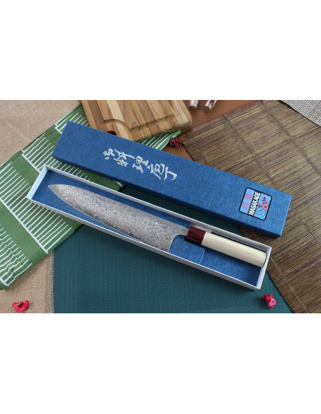 Masakage Kiri 27cm damascus 49 lagen japans handgemaakt koksmes