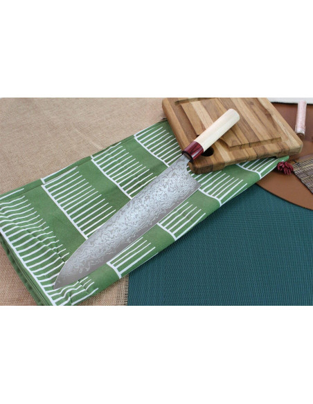 Masakage Kiri 27 cm damaskus 49 lag japansk håndlavet kokkekniv
