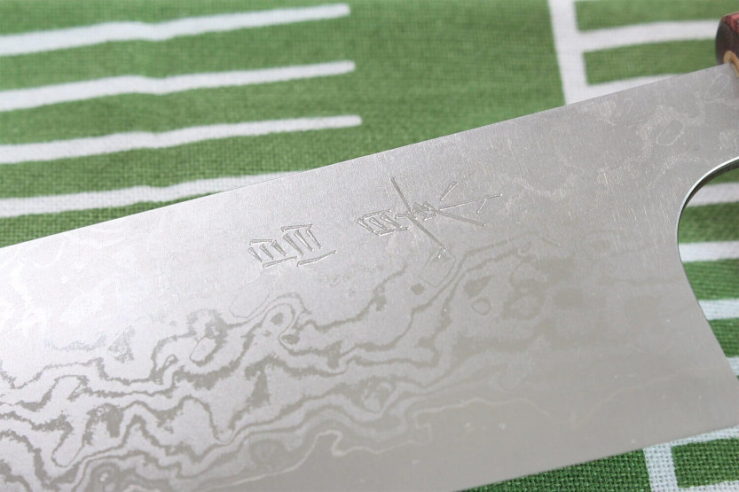 Masakage Kiri 27cm damaskus 49 lager japansk handgjord kockkniv
