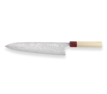 Masakage Kiri 27cm 49 capas damasco cuchillo de cocinero japonés hecho a mano