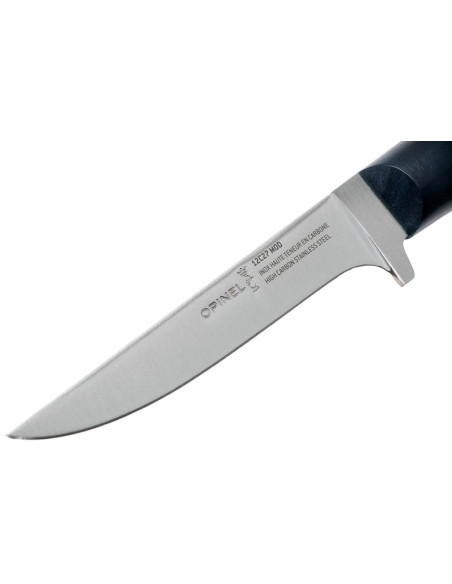 Opinel Intempora luuttomaksi veitsi n°222 13cm terä laivastonsininen kahva