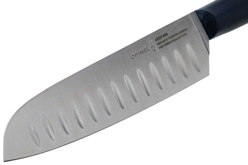Opinel Intempora santoku veitsi n°219 17cm terä laivastonsininen kahva