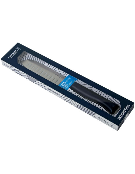 Opinel Intempora santoku-kniv nr. 219 17 cm blad marineblåt skaft