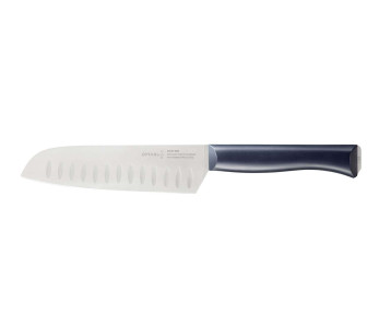 Opinel Intempora faca santoku n°219 17cm lâmina cabo azul marinho