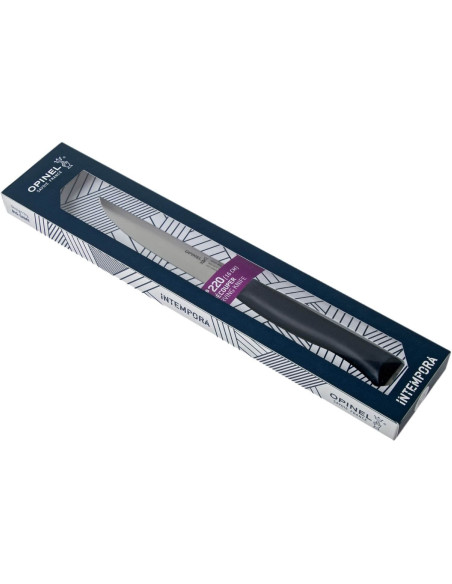Opinel Intempora cuchillo para trinchar n°220 hoja 16cm mango azul marino