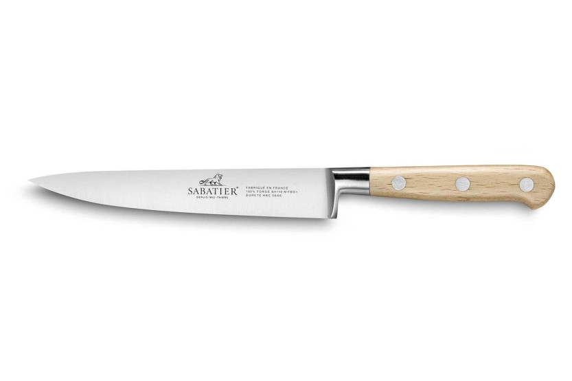 Sabatier Brocéliande flexibel gesmeed fileermes 15cm beukenhouten handvat