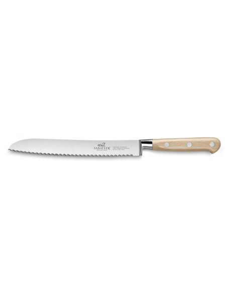 Sabatier Brocéliande Coltello da pane forgiato seghettato 20 cm manico in faggio