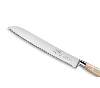 Sabatier Brocéliande Coltello da pane forgiato seghettato 20 cm manico in faggio 2