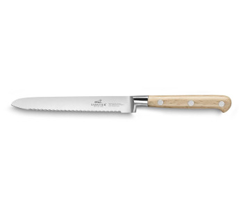 Sabatier Brocéliande Faca universal serrilhada para Faca universal, forjada, com cabo de faia de 12 cm