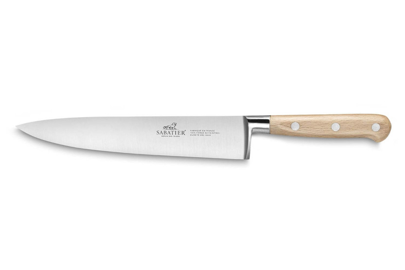 Coltello da chef forgiato Sabatier Brocéliande 20 cm manico in faggio