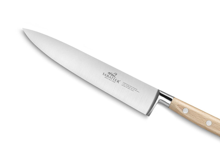 Sabatier Brocéliande forged chef ' s knife 20cm beechwood handle