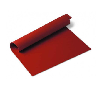 Silikonbakematte 40x30 cm i rød