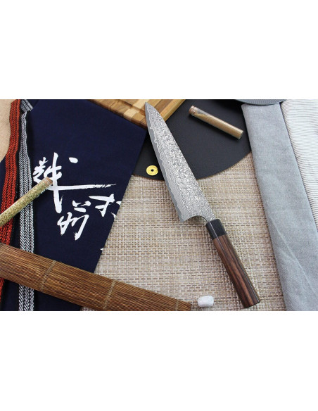 Masakage Kumo 27cm handgjord japansk kockkniv Damaskus 63 lager