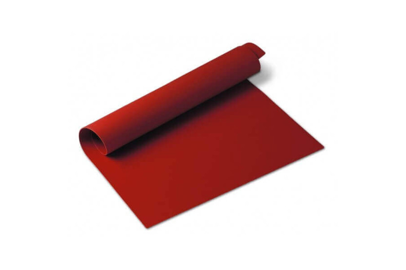 Tapete de silicona para hornear 60x40cm en rojo
