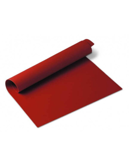 Silikon bakematte 60x40cm farge rød