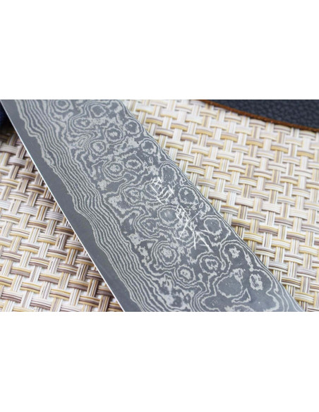 Masakage Kumo 27cm 63-kerroksinen damascus japanilainen käsintehty sujihiki veitsi
