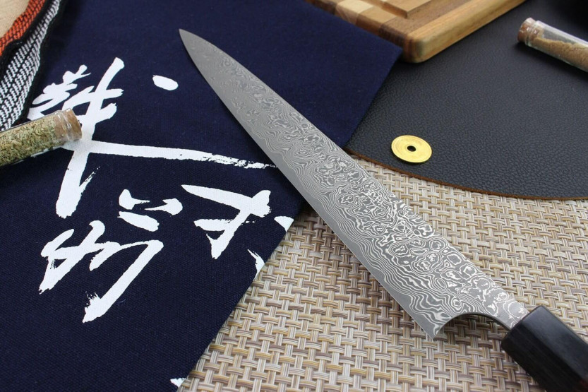 Japanisches handgefertigtes Sujihiki-Messer Masakage Kumo 27cm Damast 63 Schichten