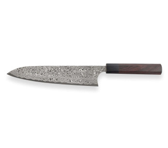 Faca de chef japonesa Masakage Kumo 21cm feita à mão, Damasco 63 camadas