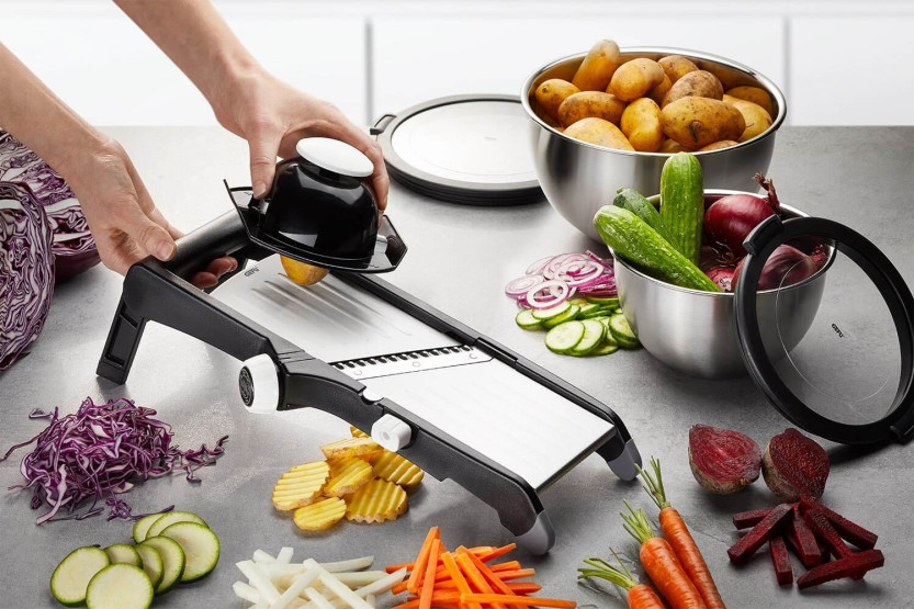 Gefu Laola groente Keuken mandoline plakjes en juliennes