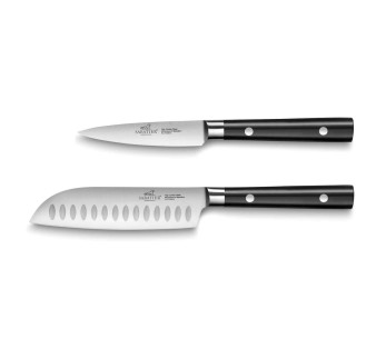 Caixa SABATIER International Leonys Office 9cm + Santoku com convinhas 12cm 2