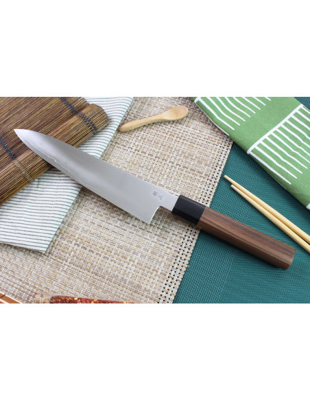Kagekiyo Kurumi Ginsan 21cm käsintehty japanilainen kokkiveitsi ' s veitsi