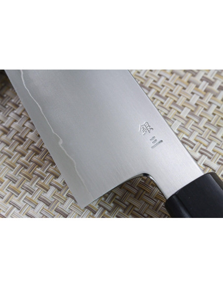 Kagekiyo Kurumi Ginsan 18 cm håndlavet japansk santoku-kniv