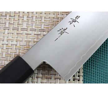 Kagekiyo Kurumi Ginsan 18cm käsintehty japanilainen santoku veitsi 2