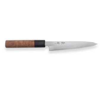 Faca universal japonesa artesanal Kagekiyo Kurumi Ginsan 15cm