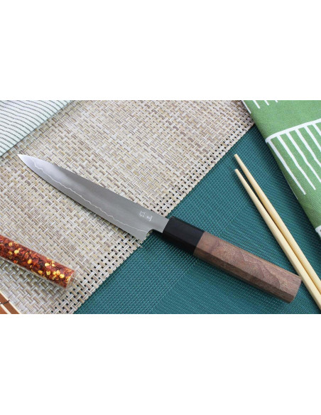 Kagekiyo Kurumi Ginsan 15cm käsintehty japanilainen yleispuukko