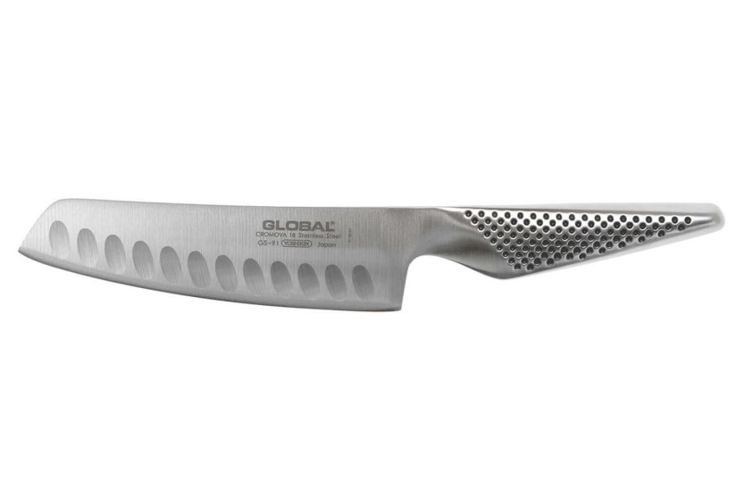 Global GS91 Japanilainen vihannesraivuri 14cm hunajakennomainen terä
